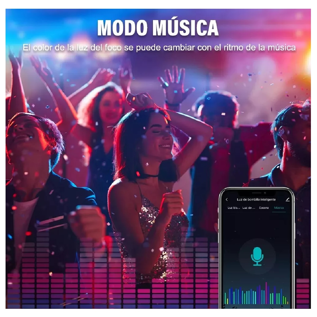 Foco Inteligente Wifi Con Siri Alexa Google Home 10w 1000lm