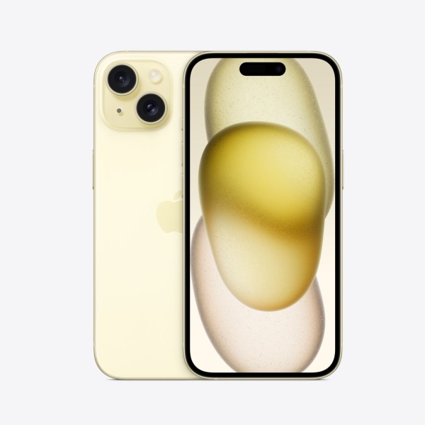 Apple Iphone 15 Amarillo 128GB Nuevo + Cargador Inalámbrico