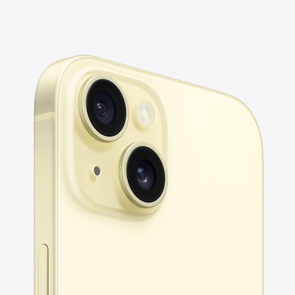 Apple Iphone 15 Amarillo 128GB Nuevo + Cargador Inalámbrico