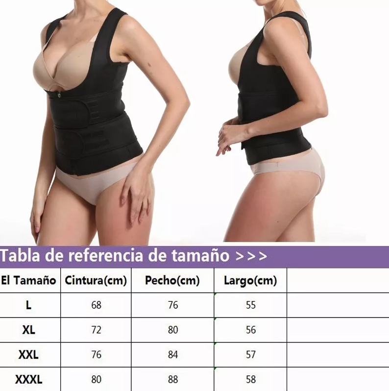 Chaleco Para Sudar Neopreno Faja Efecto Sauna Gym Ejercicio