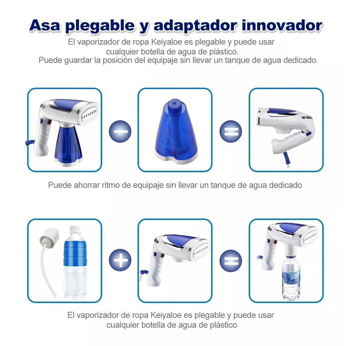 Planchas De Vapor Plegable Con Tres Velocidades De Mano