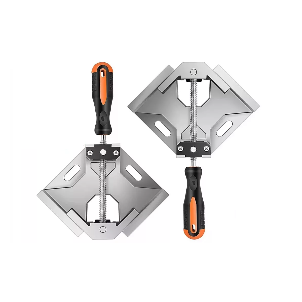 Kit 2 Prensa Esquinera Para Madera Y Metal Apertura 90 Grados,5pcs