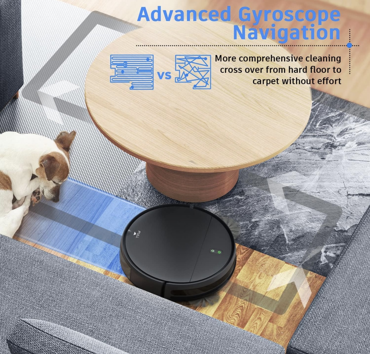 Robot Aspirador Y Fregona Robot 2 En 1 Succión 1400 Pa