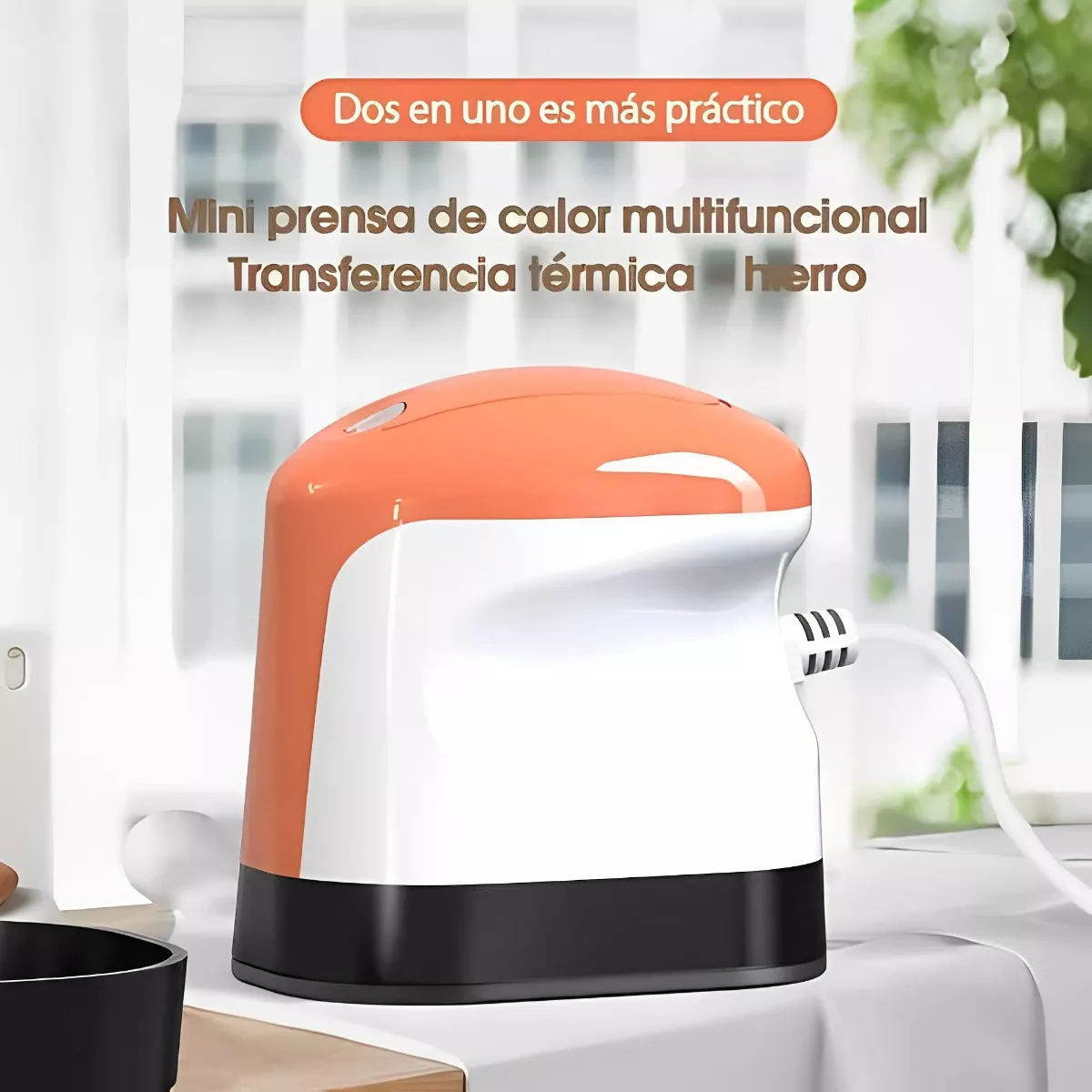 Plancha Sublimacion 2 En 1 Transfer Mini Prensa Multifuncion