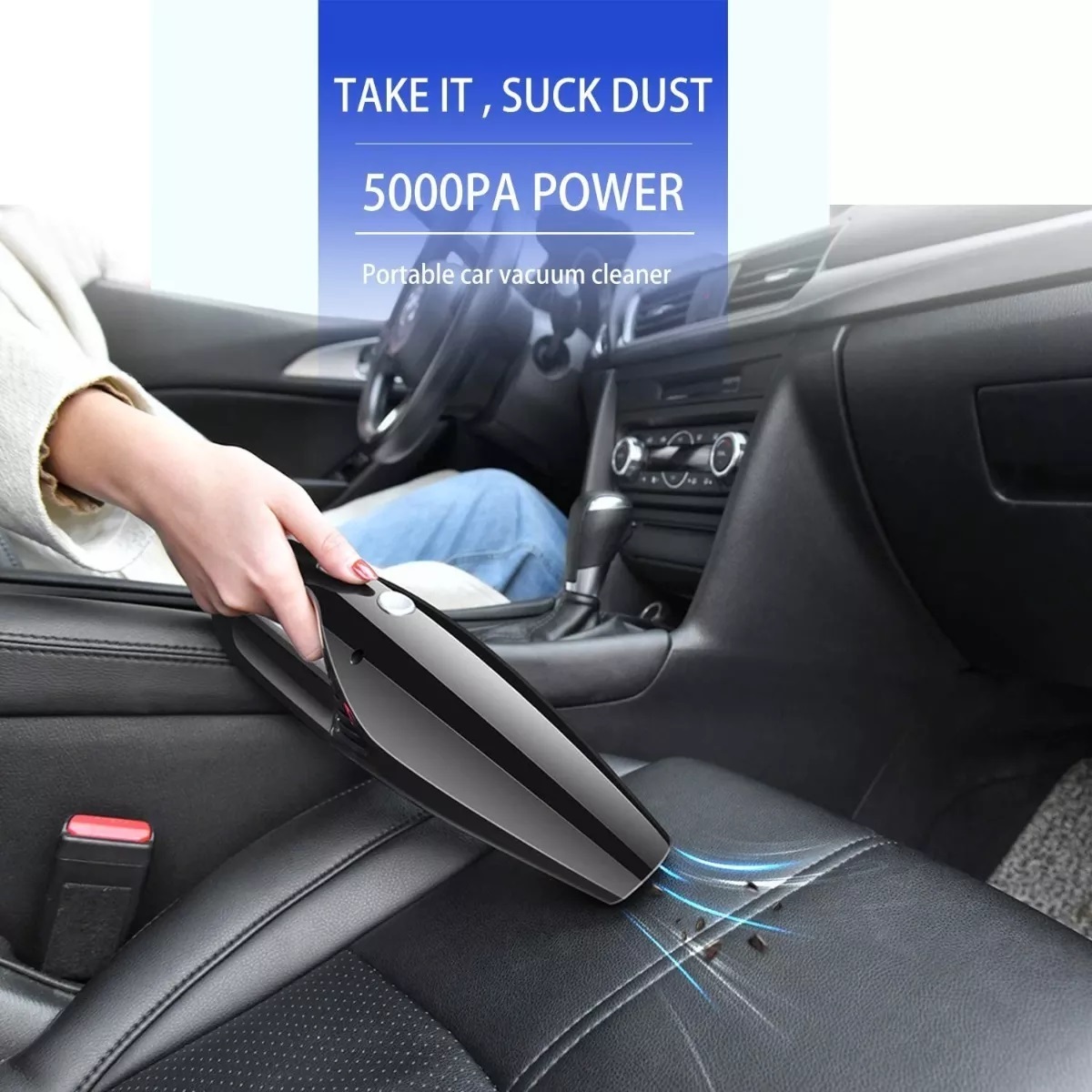 Aspiradora Manual Portátil Para Automóvil Y Hogar