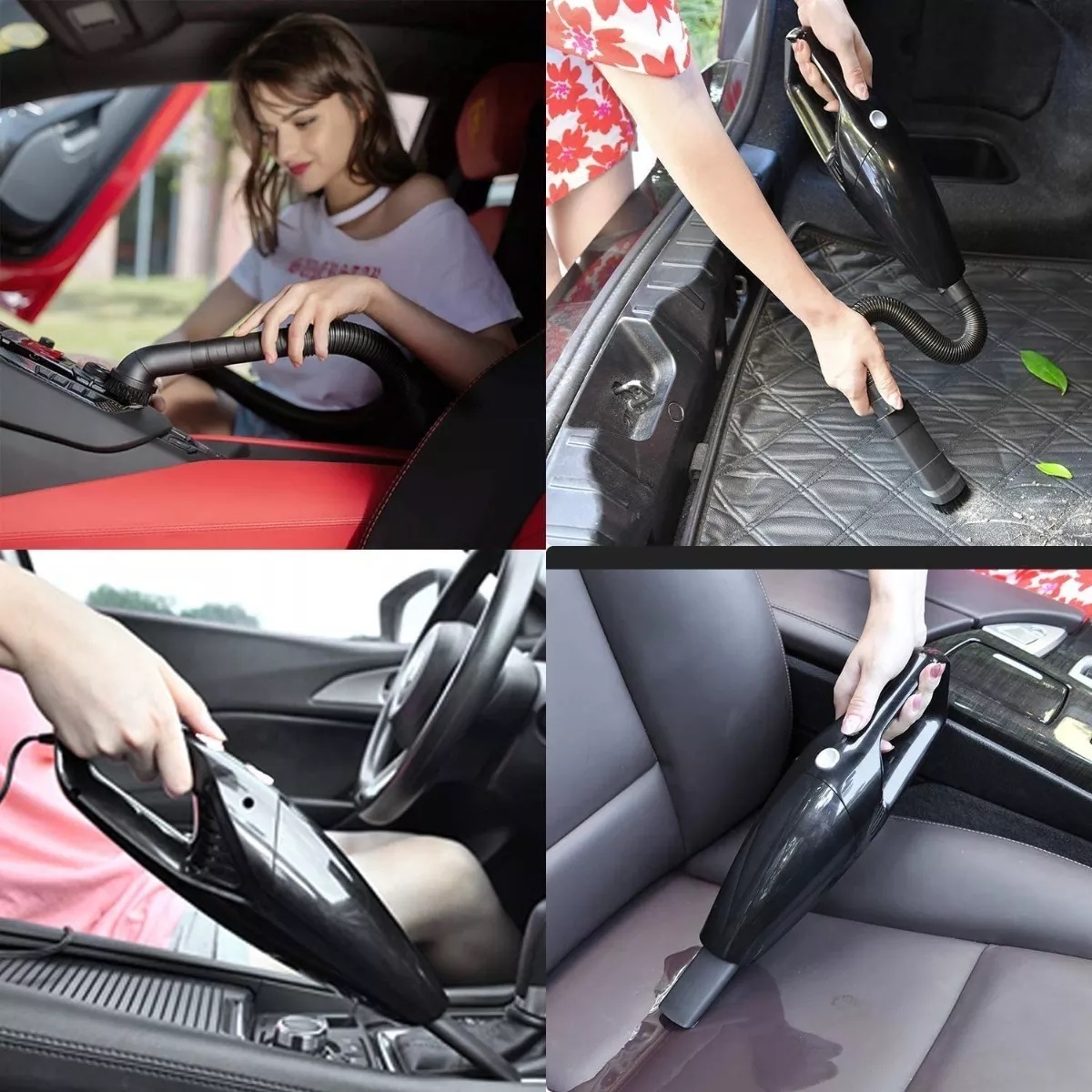 Aspiradora Manual Portátil Para Automóvil Y Hogar