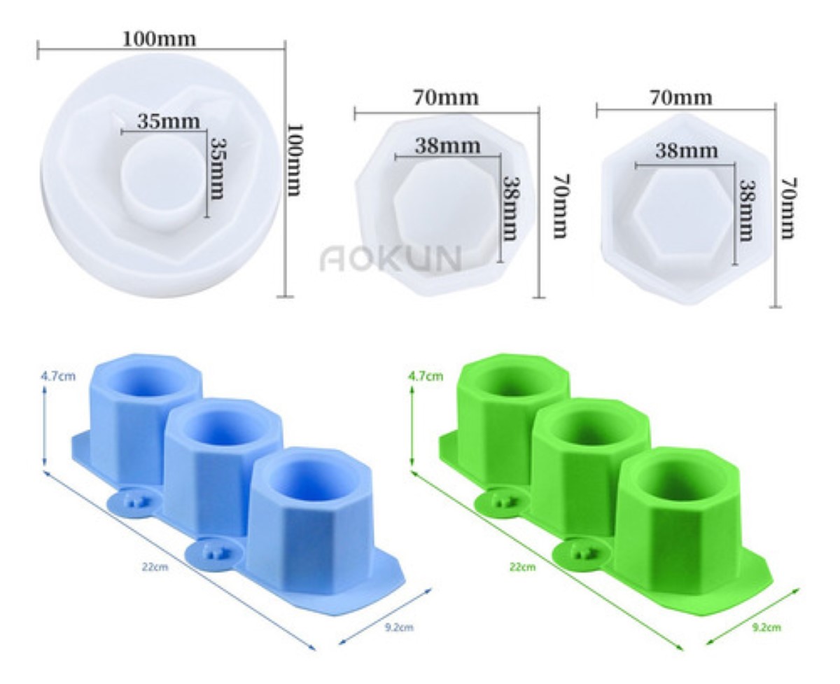 5pz Moldes Para Jardineras Pequeñas Moldes Para Plantas