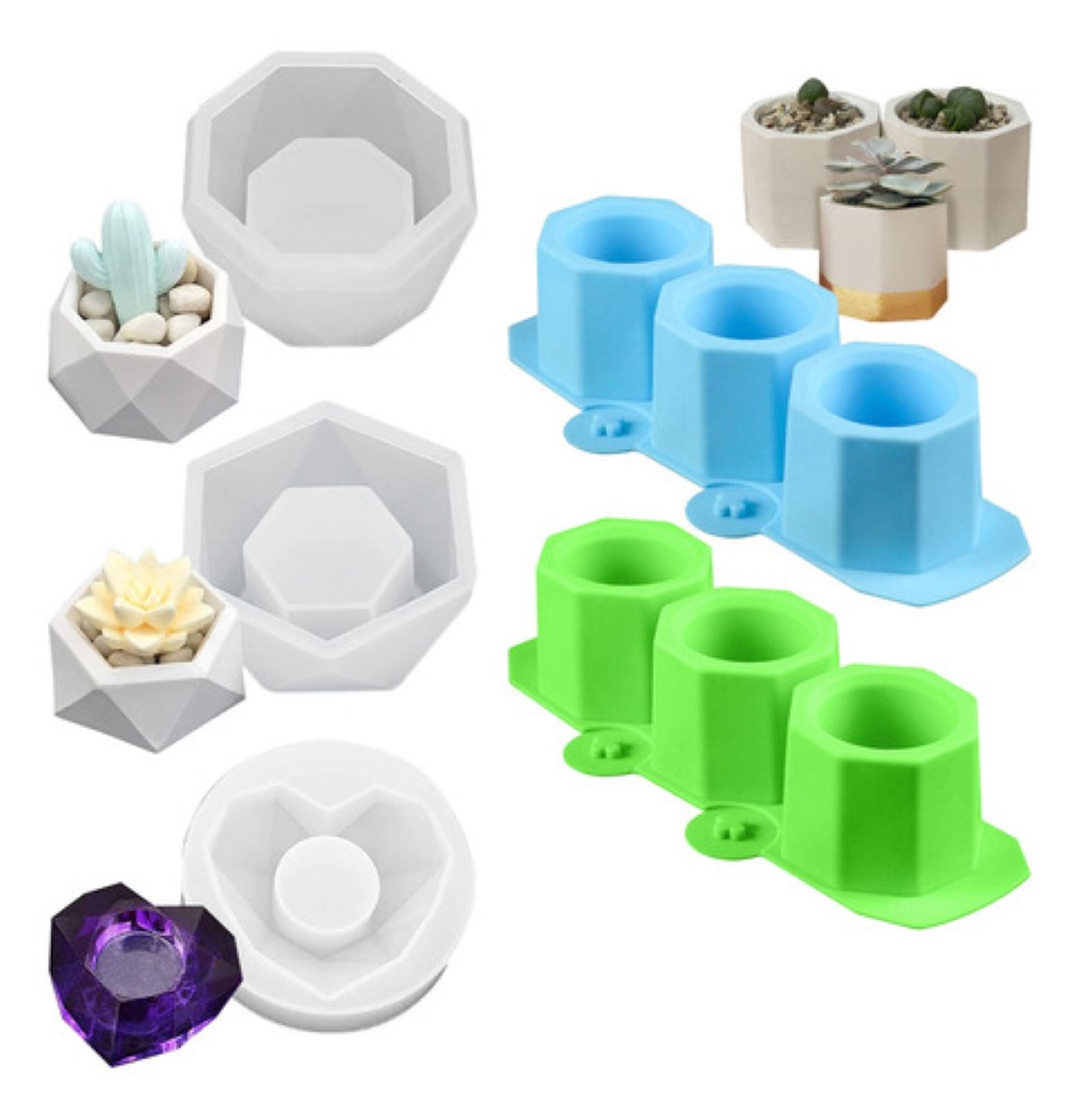 5pz Moldes Para Jardineras Pequeñas Moldes Para Plantas