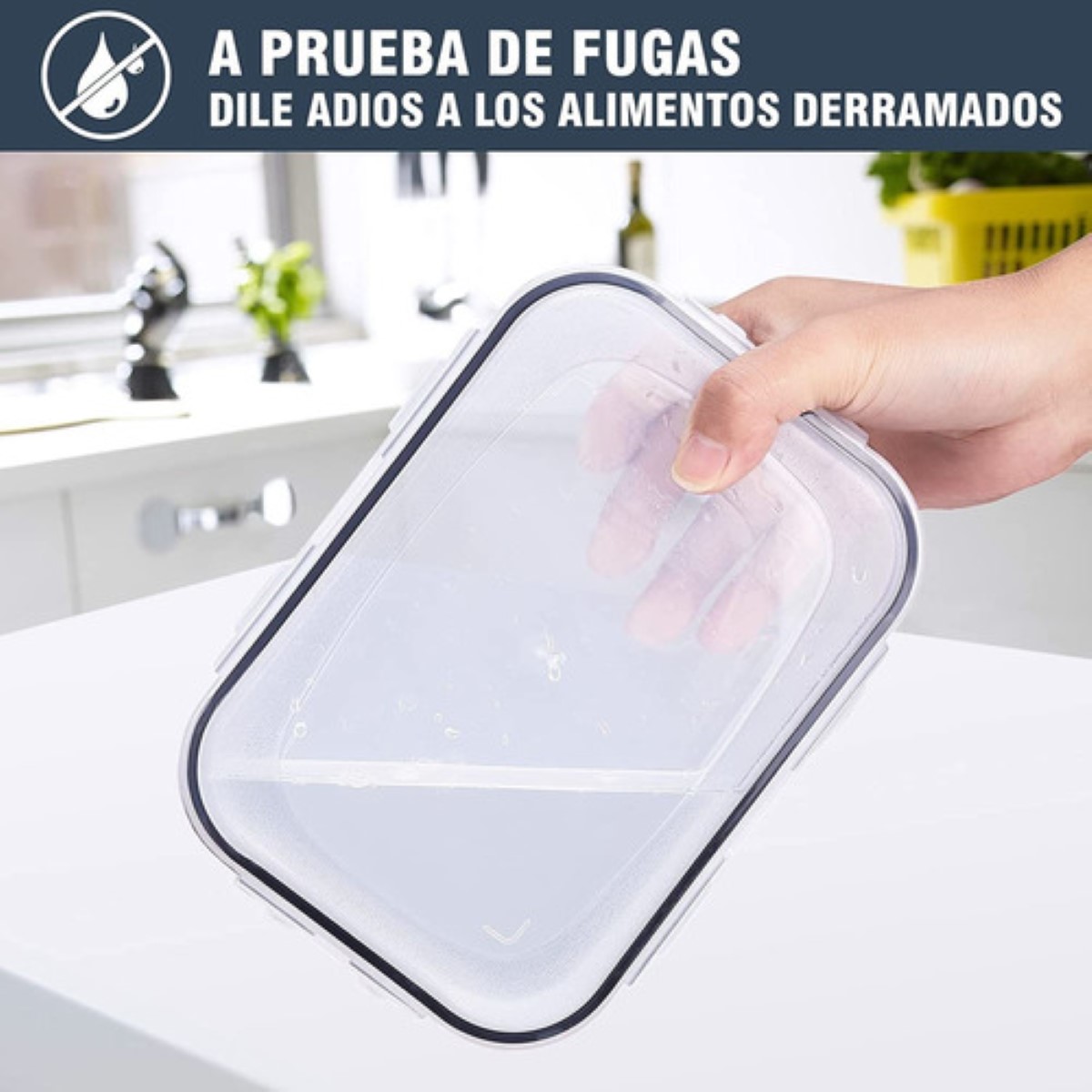 Contenedores Herméticos Para Almacenar Alimentos 12 Uds. 