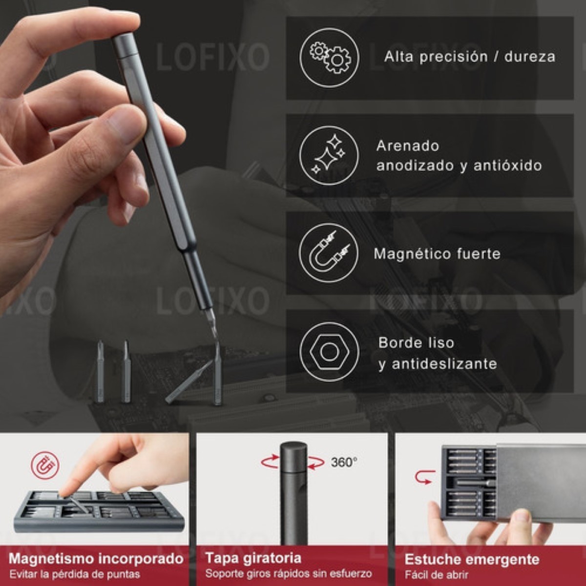 Juego De Herramientas Kit Limpieza Pc Celulares Ps4 Xbox One Negro