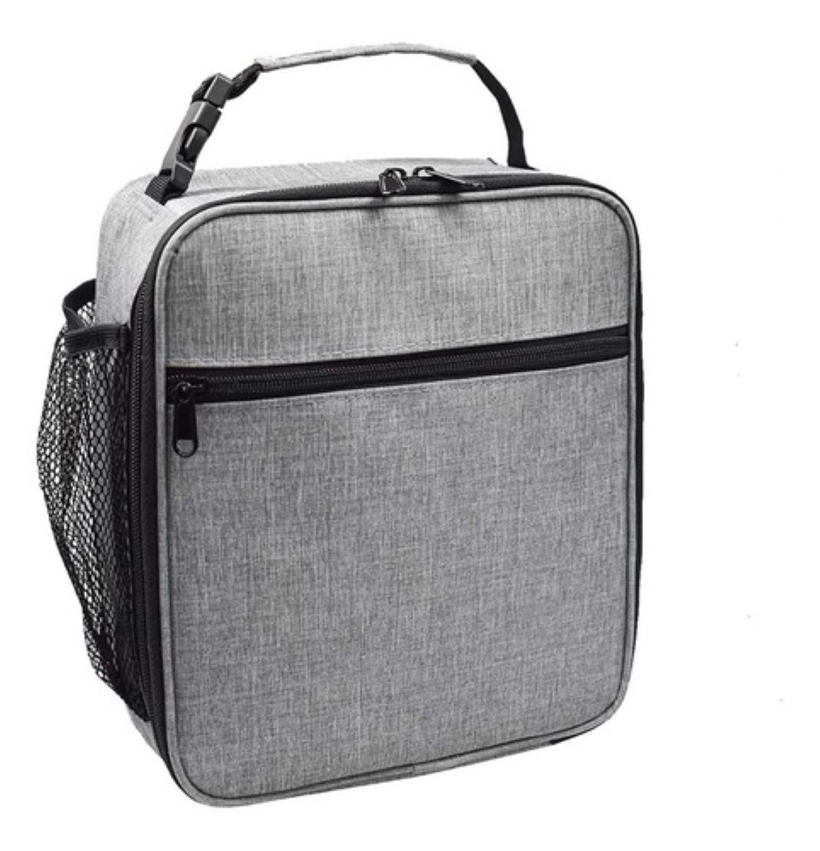 Lonchera Térmica Portátil Hombre Bolsa Del Almuerzo Gris