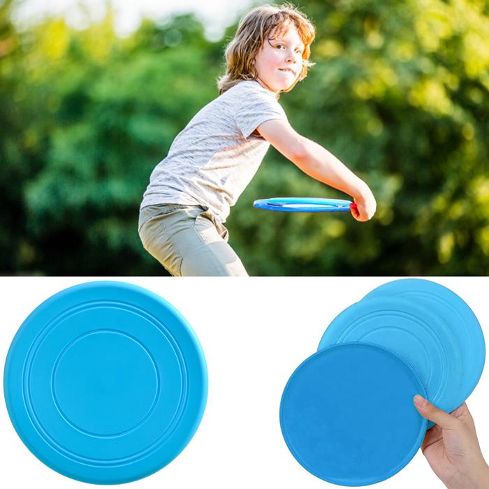 Discos voladores resistentes MXYBB-001-3 1 Pza Disco volador Silicona Diámetro18 cm Azul, FlyBixBlue