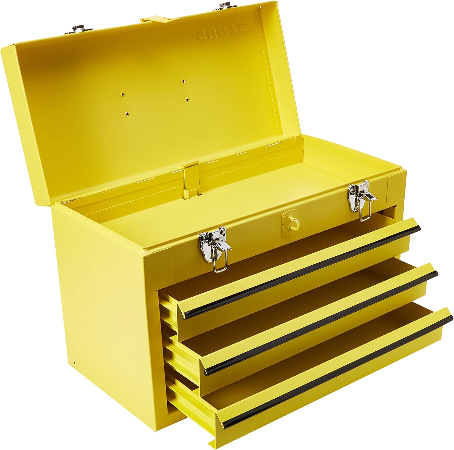 SURTEK Caja de herramientas metálica Amarillo 11 x 9-7/16 x 11