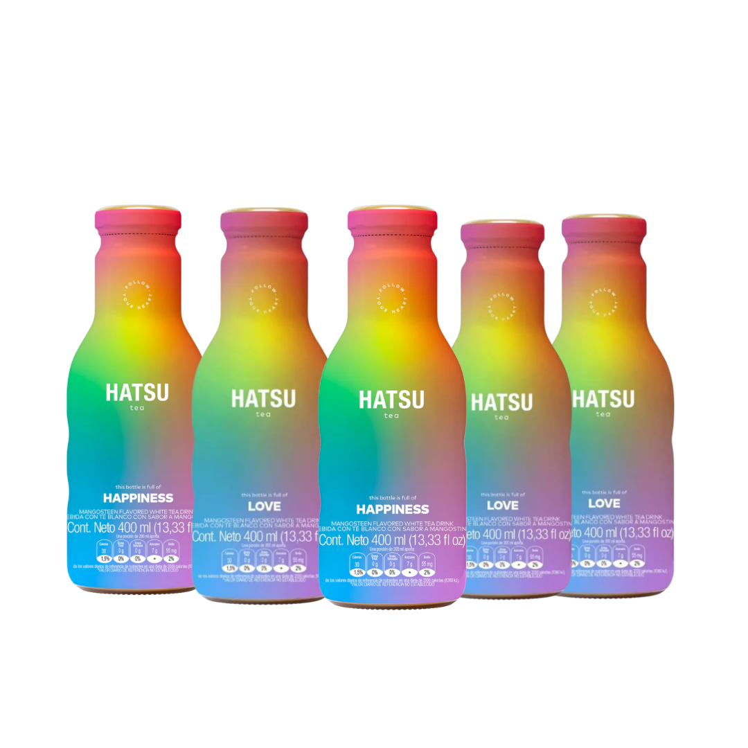 TÉ AMARILLO RAIMBOW HATSU CAJA CON 6 BEBIDAS