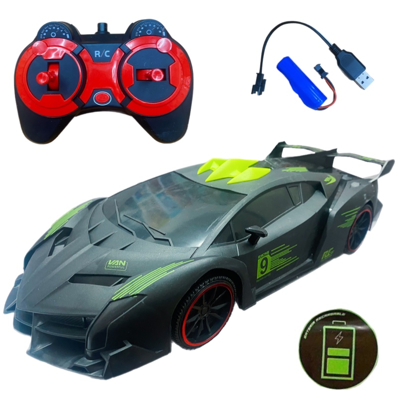 Carro Deportivo Control Remoto Carreras Pila Recargable Imperial Racing