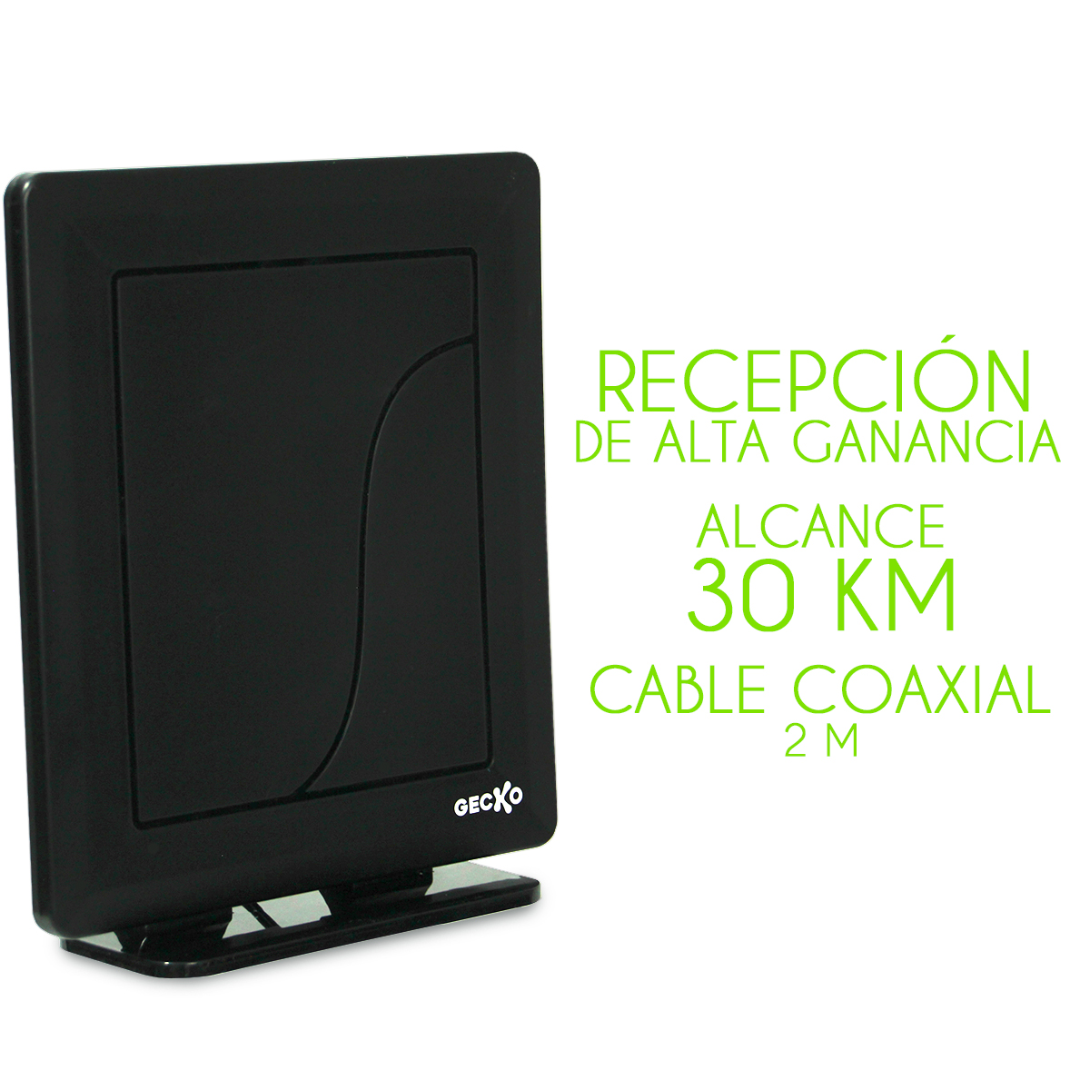 Antena Interior Hd + Soporte Para Tv De 26 A 60 Pulgadas