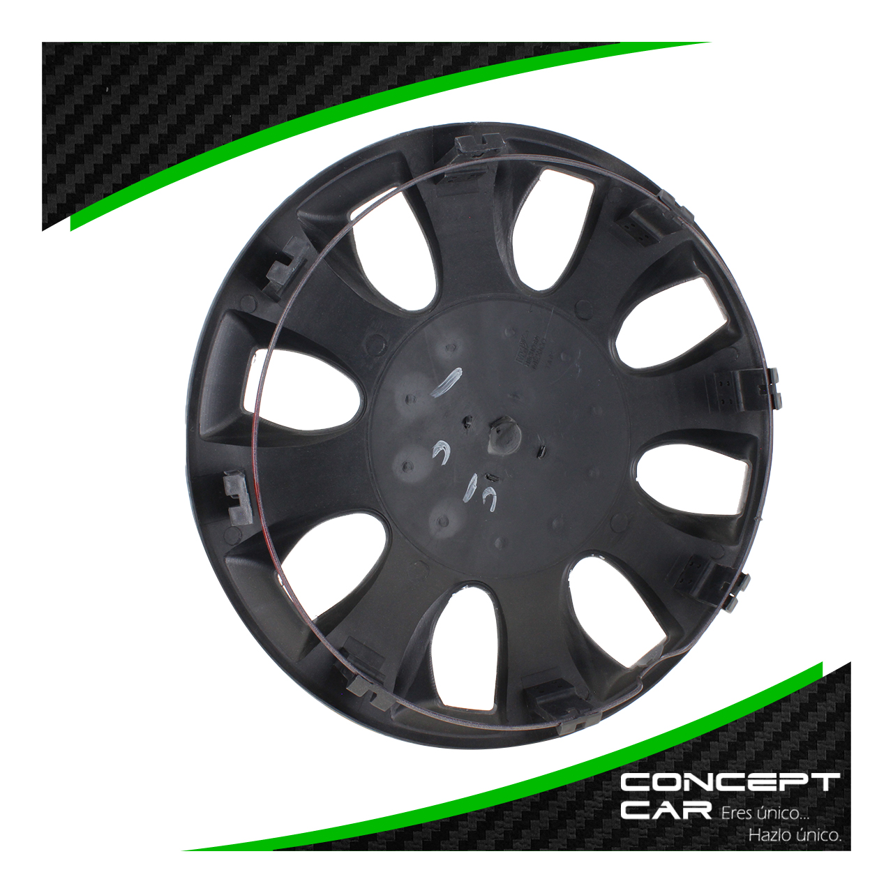 Juego 4 Tapones De Rin 13 Pulgadas Abs 8 Brazos Universal