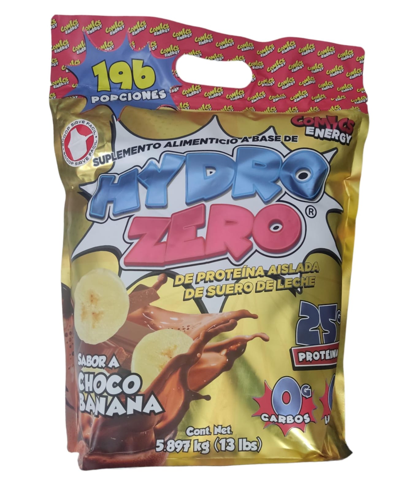 Proteina Hydro Zero 13lb 5.89kg 196 serv