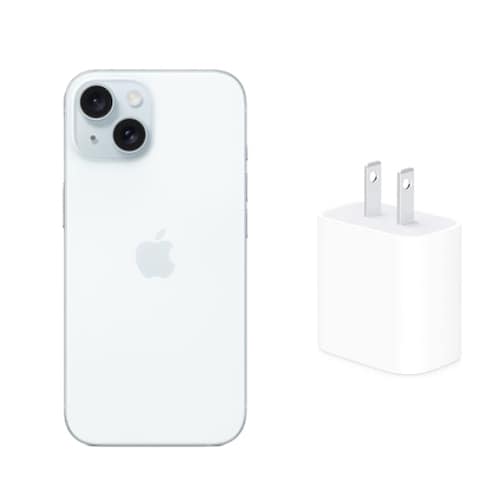 Apple Iphone 15 Azul 128GB Nuevo +Cubo Carga Rápida