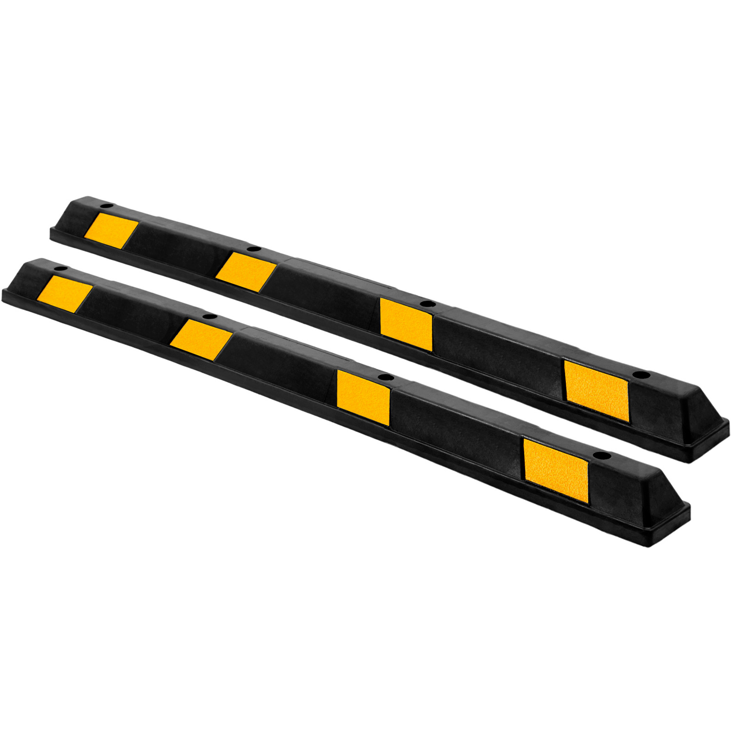  2 Topes Estacionamiento Anti Reflejante Seguridad Uso Rudo