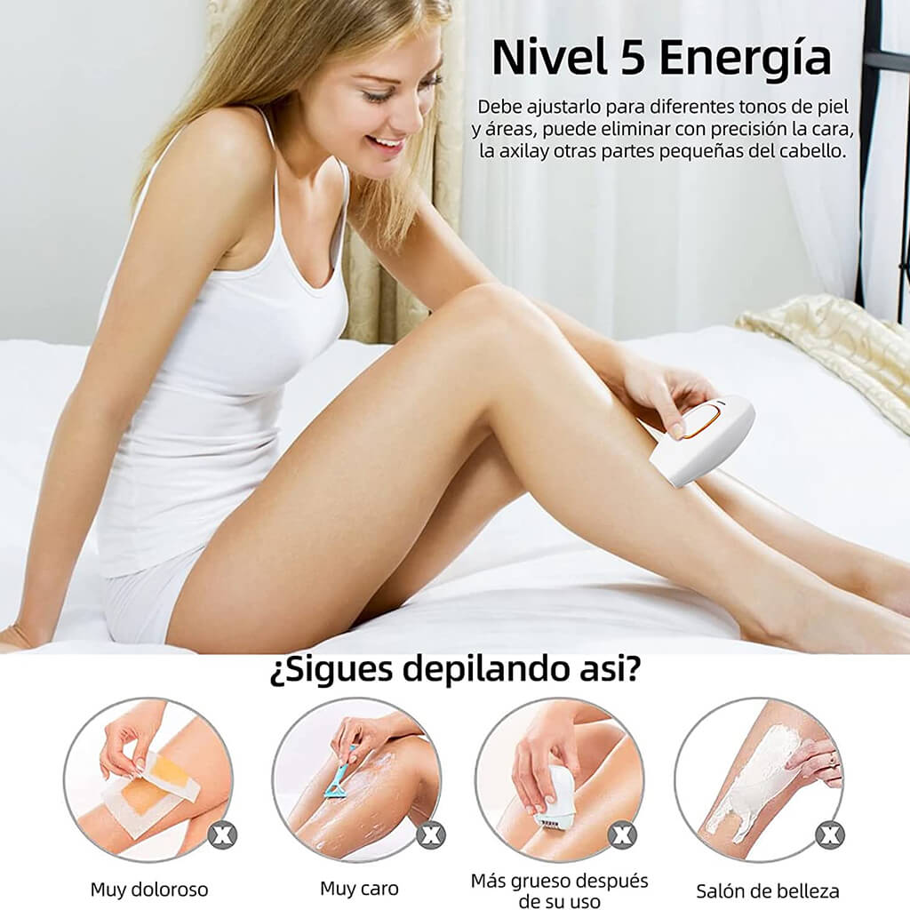 Depiladora de luz pulsada
