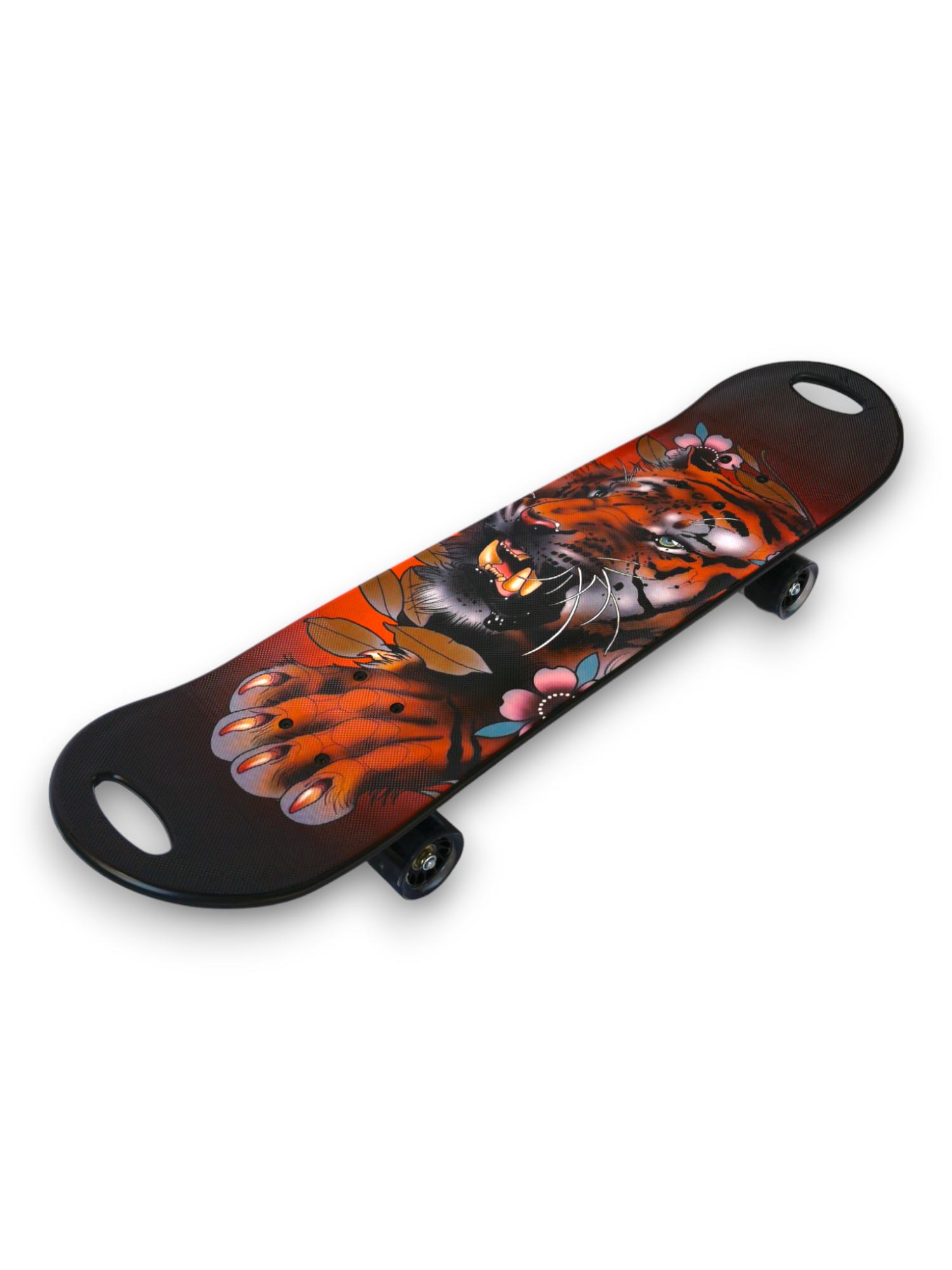 Patineta Skateboard Ruedas Con Luces Led Tigre
