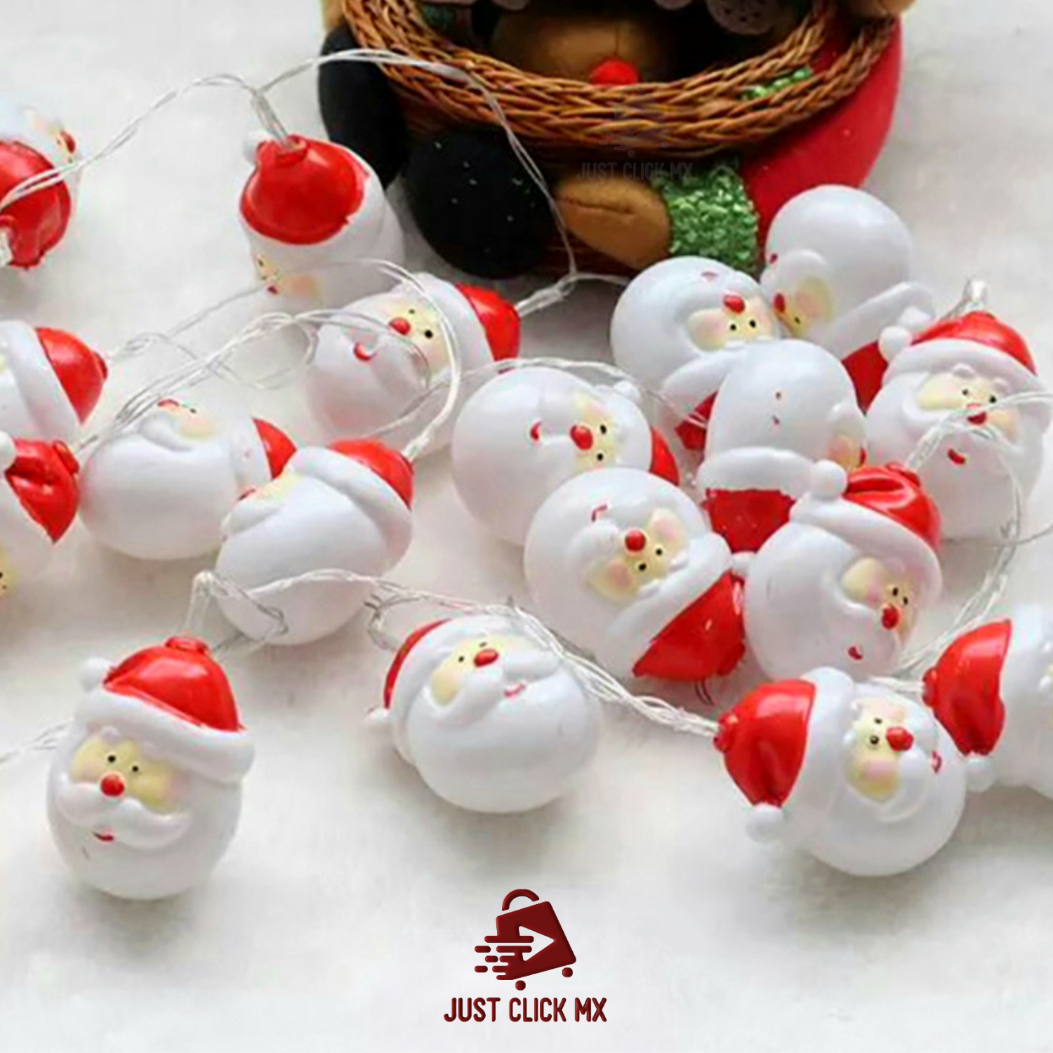 Serie Luz Led Santa Claus 3D Navidad Decoración