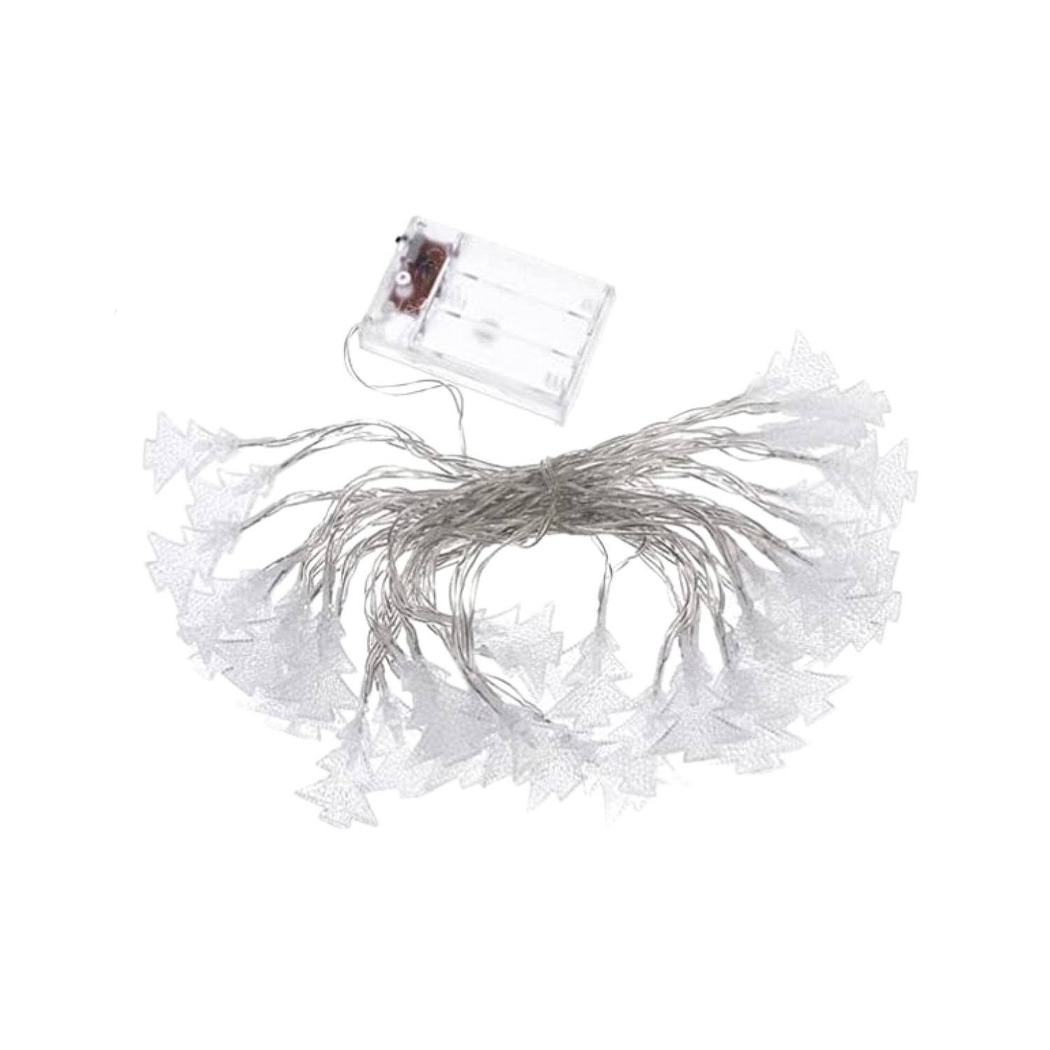 Serie 10 Led Árbol de Pinos Decoración Navidad Con Luz Cálida