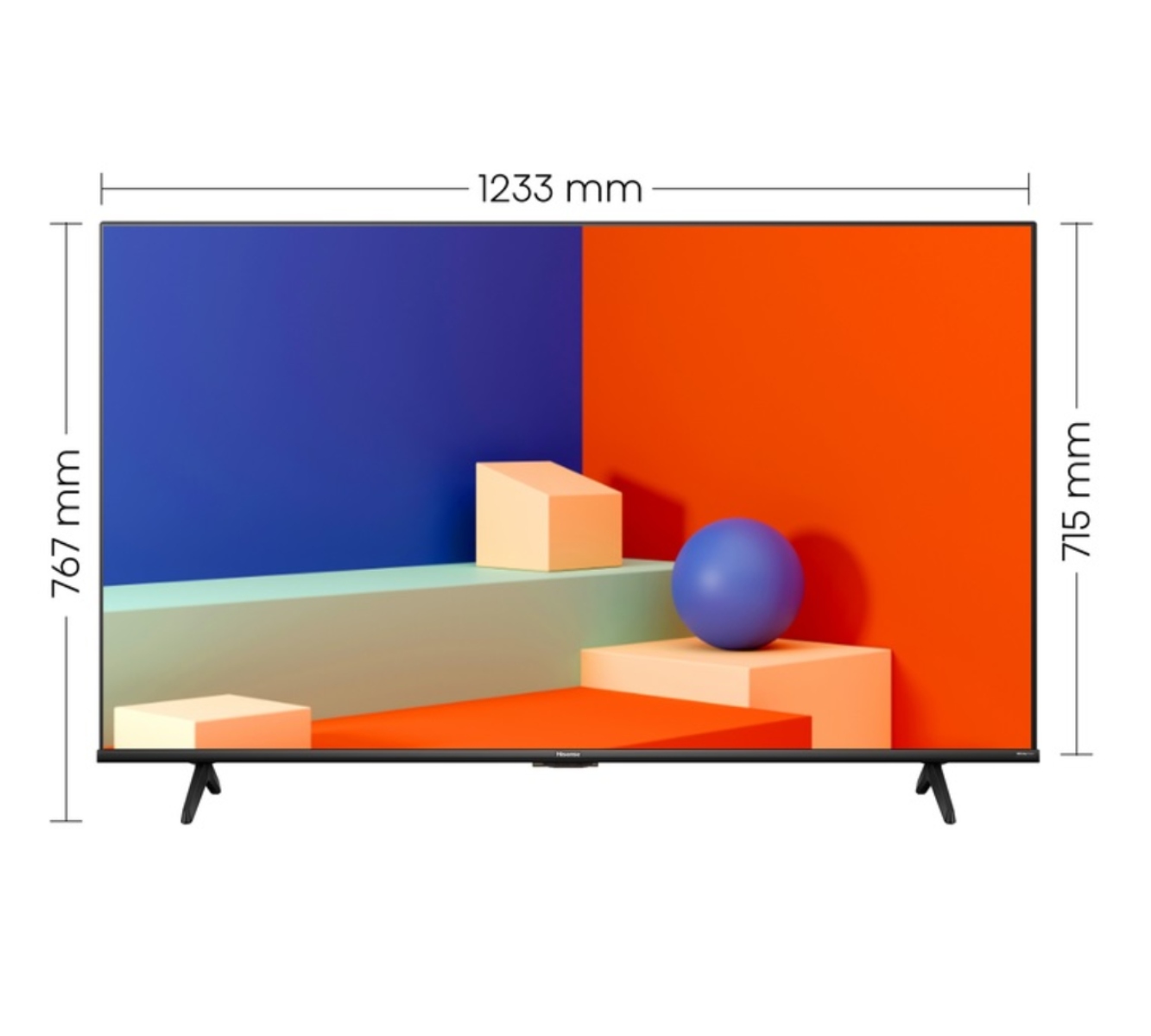 PANTALLA HISENSE 55A6KV 55" UHD 4K SMART TV ORTY16