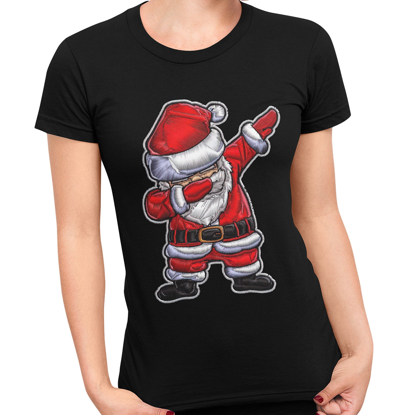 Playera Caballero y Dama Navidad Santa Claus Festividades 