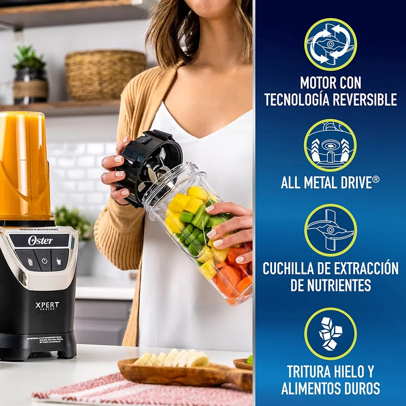 Licuadora Portátil Oster Xpert Series BLSTXPN7003 1 Lt