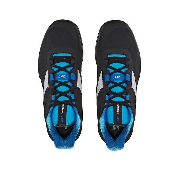 TENIS REEBOK MORE BUCKETS BASQUETBOL NEGRO/AZUL HOMBRE TALLA #26.5