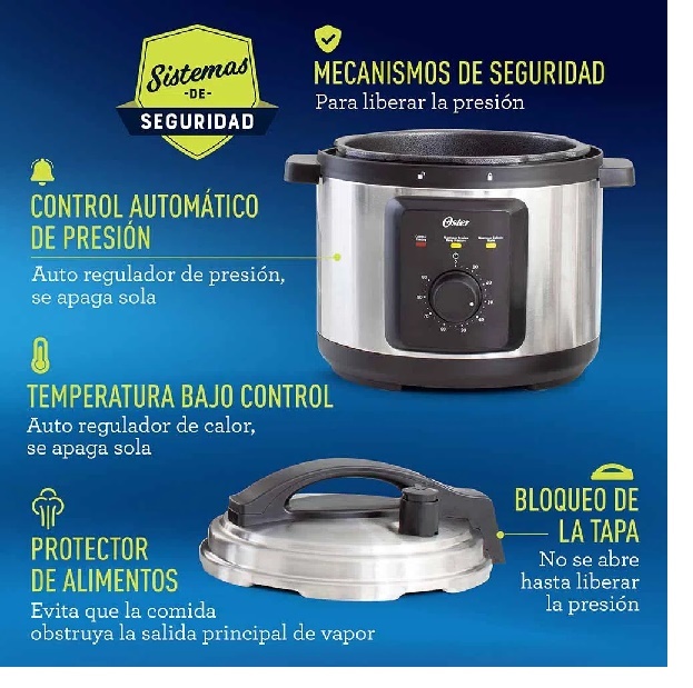 Multi-Olla Oster CKSTPCEC57M Rápida Eléctrica Manual 5.7L 