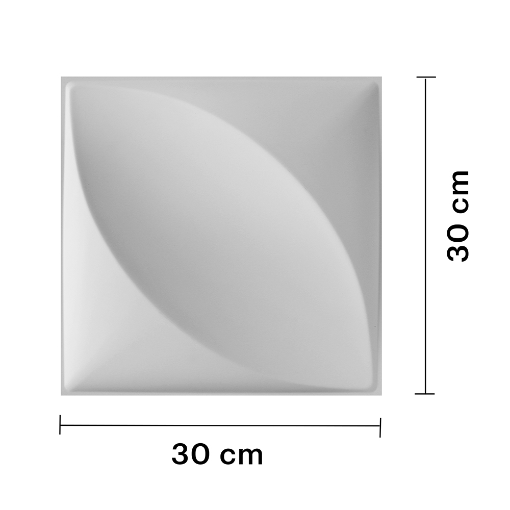 Panel Decorativo de Pared 3D, Set de 12 Piezas Diseño Hojas