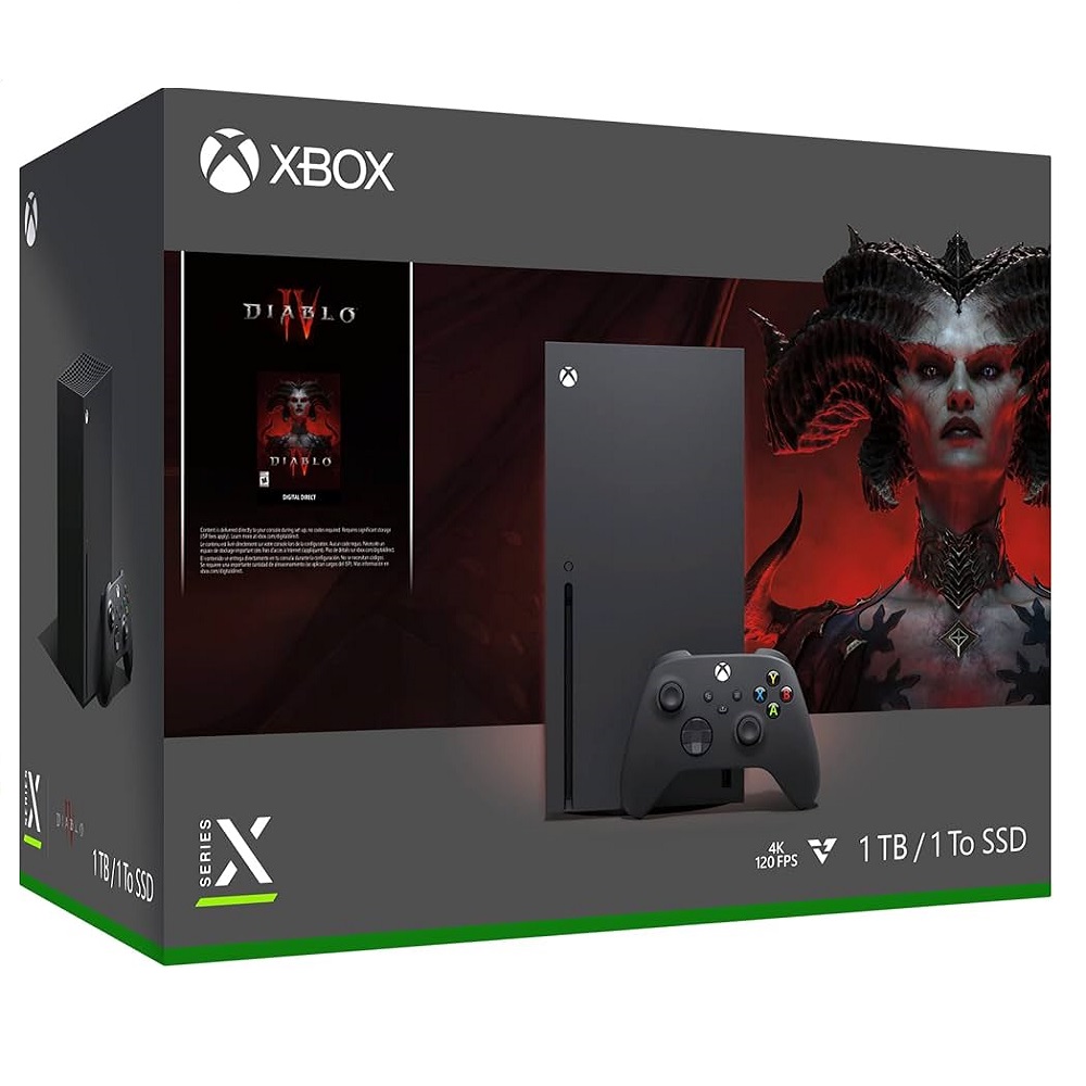 Consola Xbox Series X 1 Tb Bundle Diablo Iv Negro