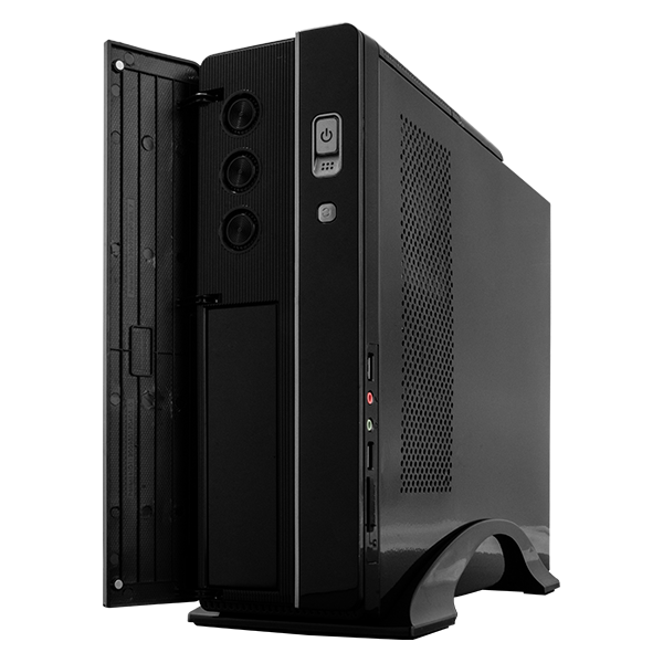 Gabinete Slim Acteck Bern M-atx M-itx Lector Sd Fuente 500w