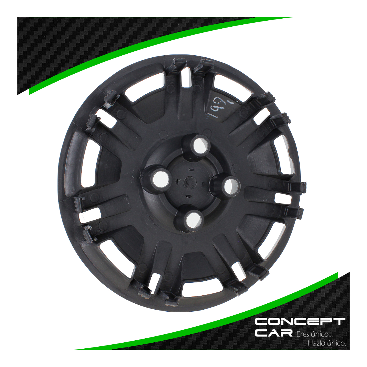 Juego 4 Tapones De Rin 13 Pulgadas Abs Pointer Gris 4 Birlos