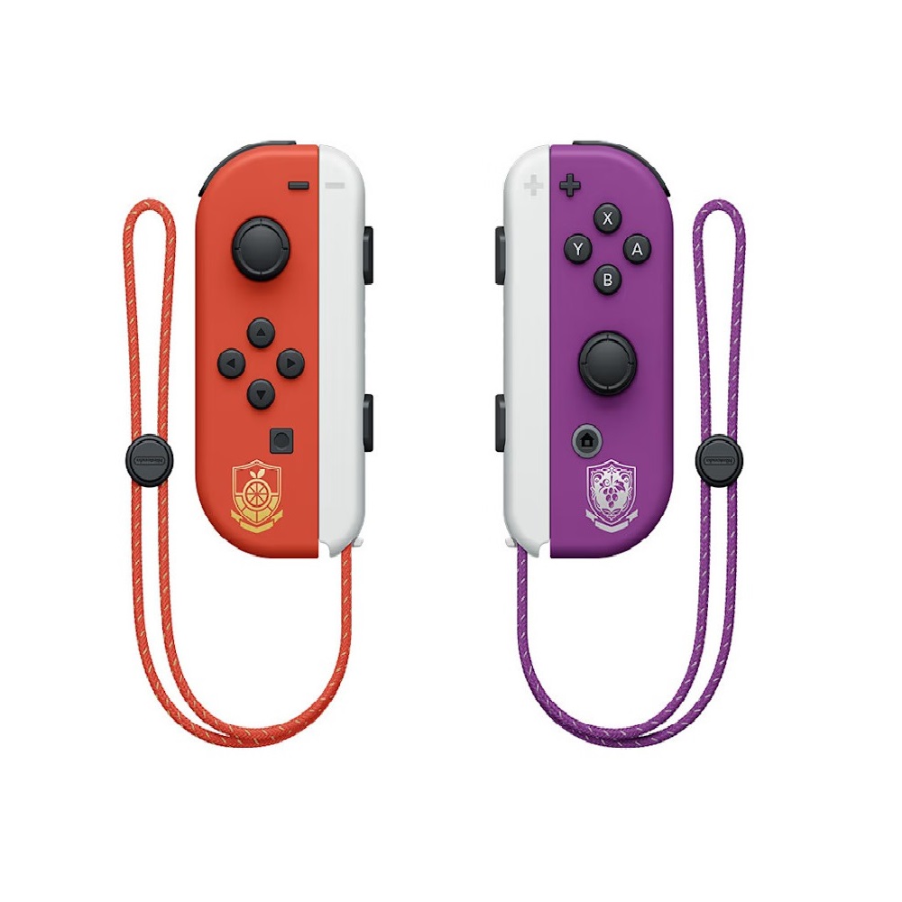 Nintendo Switch OLED 64GB Pokémon Scarlet & Violet Edition color rojo y violeta y negro