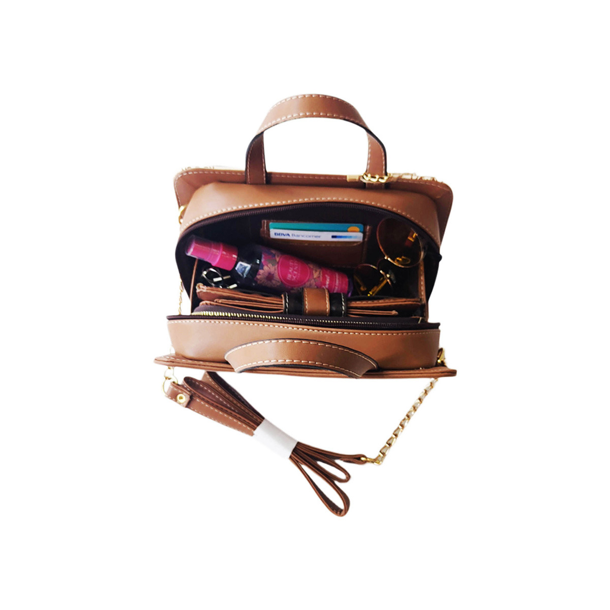 Bolsa de Cuero Autentico Artesanal Atrapasueño