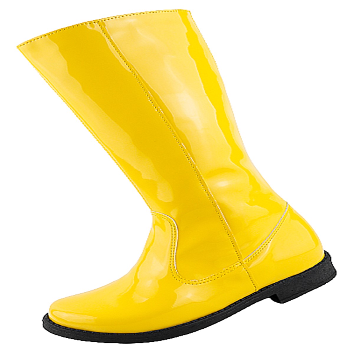 Bota Niña Bely Y Beto Cómodas Charol Amarillo Moda 8100-ca.