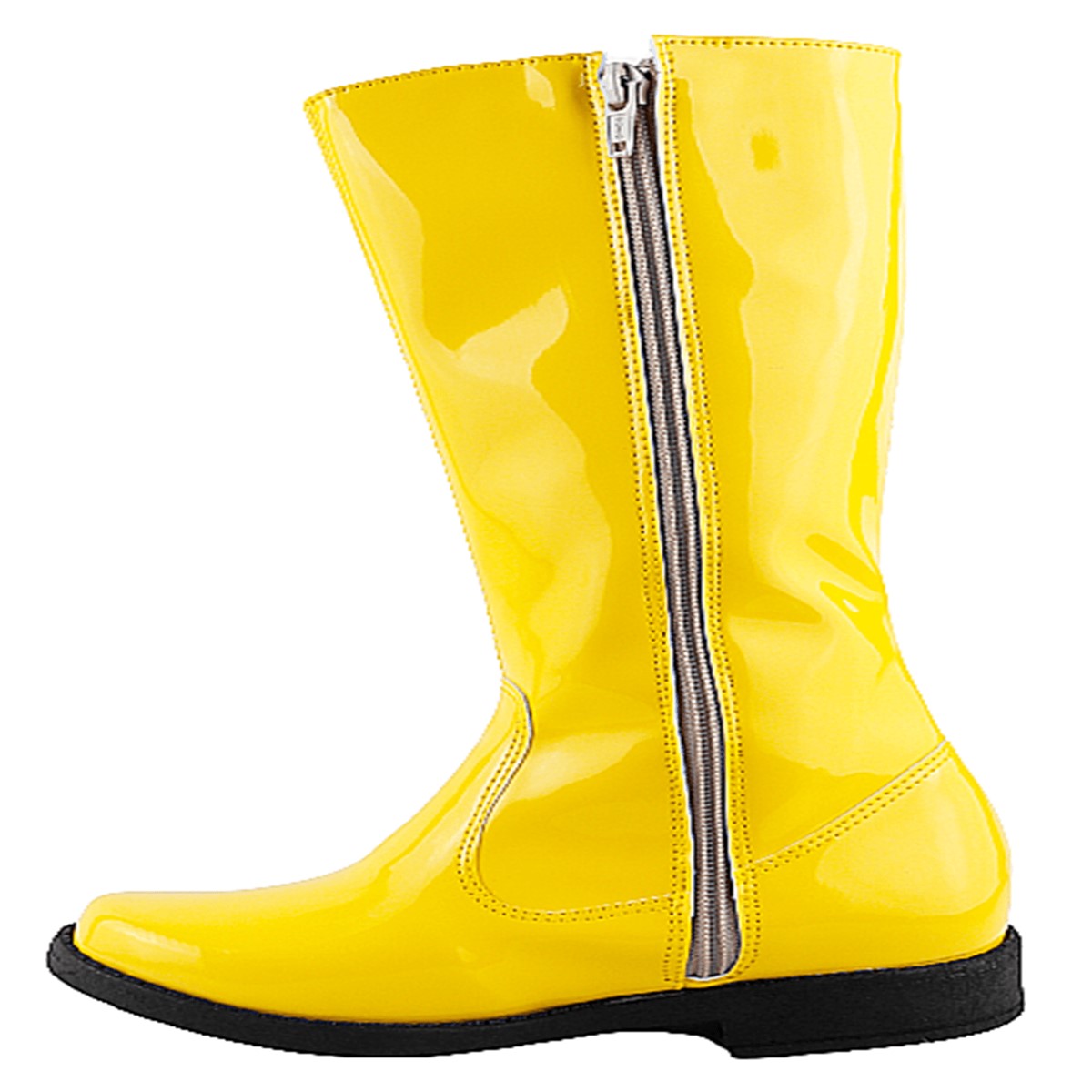Bota Niña Bely Y Beto Cómodas Charol Amarillo Moda 8100-ca.