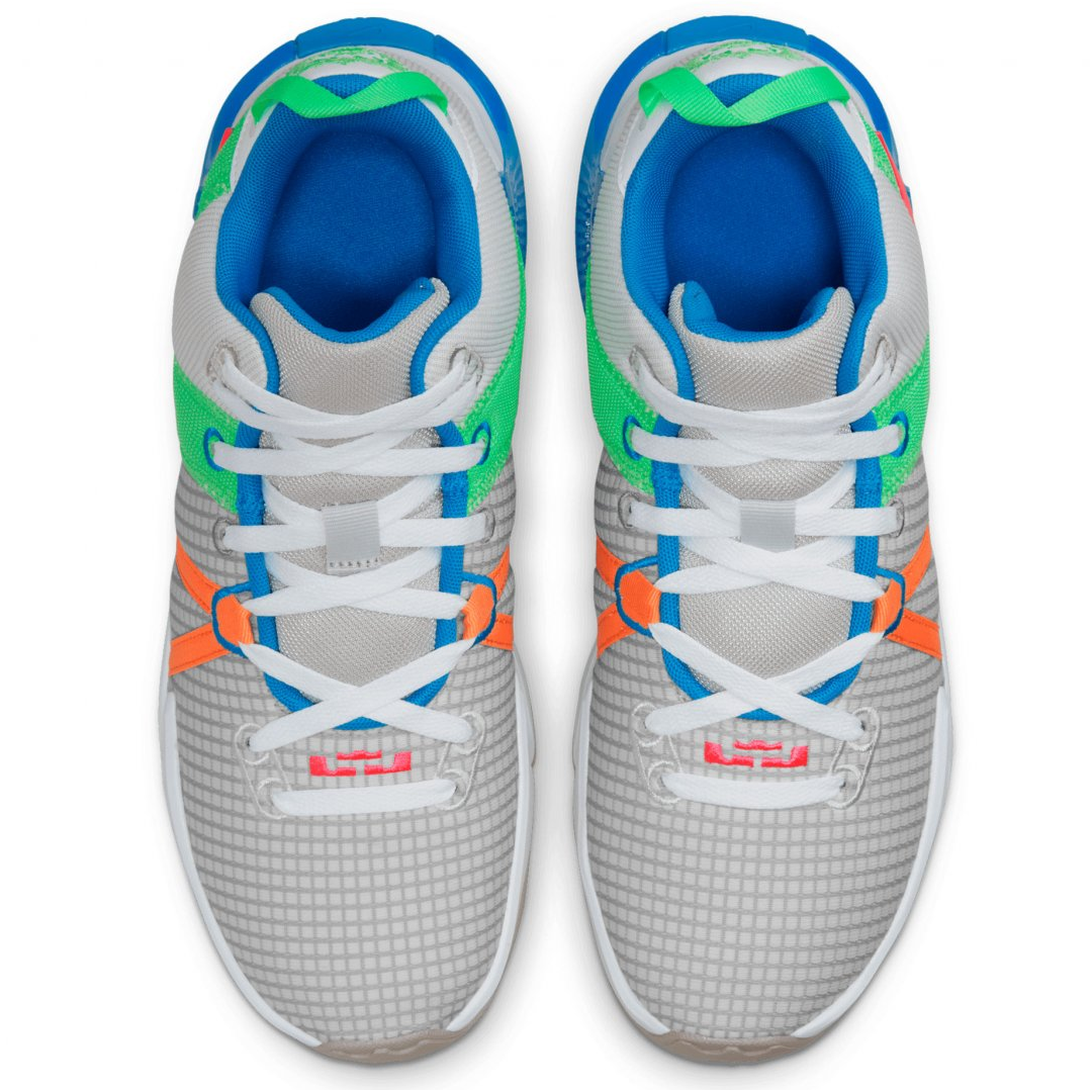 TENIS NIKE LEBRON WHITNESS VII GRIS/ROSA BASQUETBOL HOMBRE TALLA #30