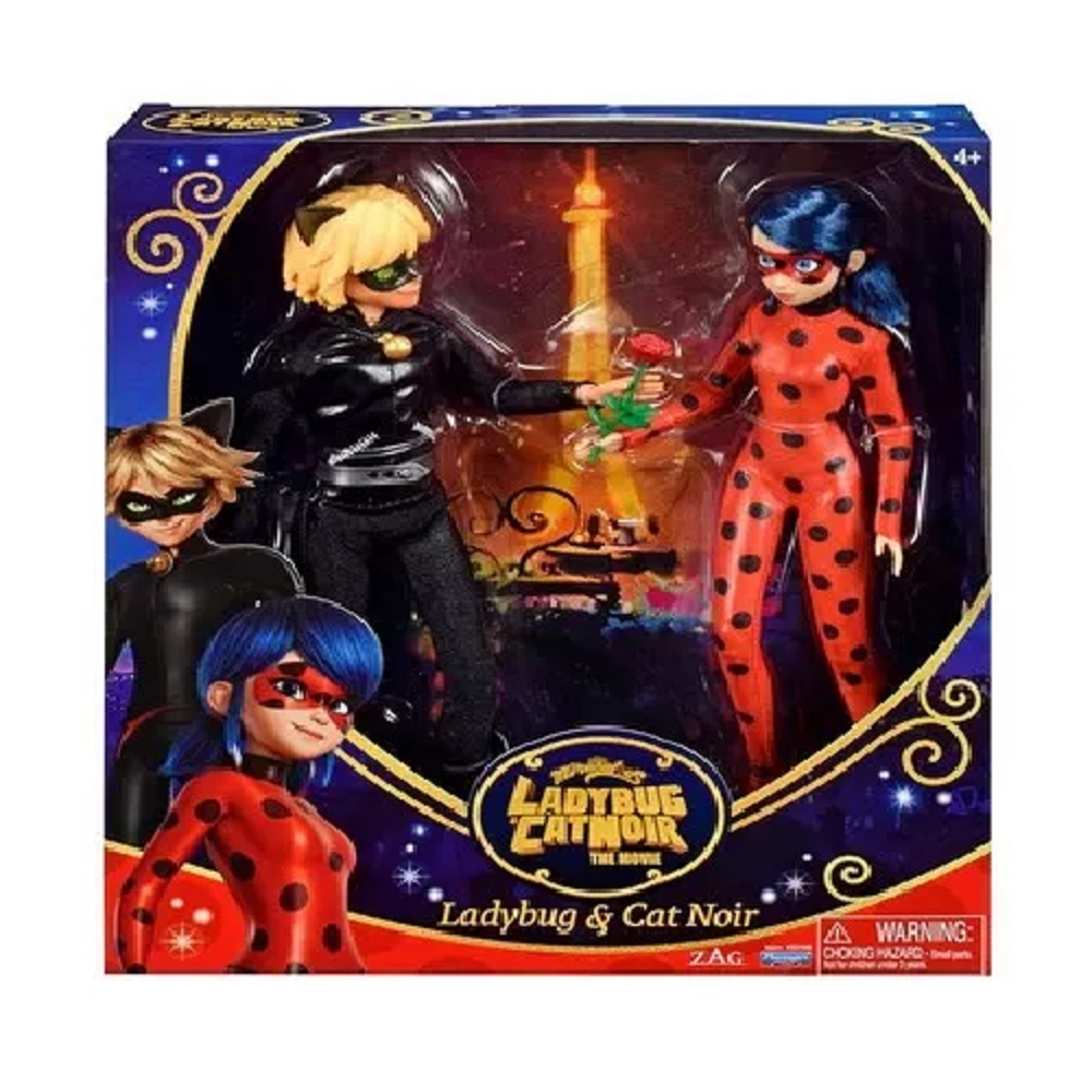 Pack Ladybug Y Cat Noir Miraculous Fashion Doll 