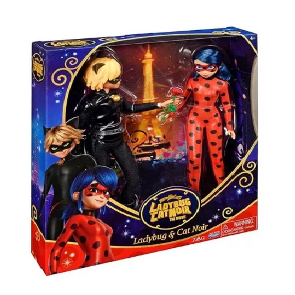 Pack Ladybug Y Cat Noir Miraculous Fashion Doll 