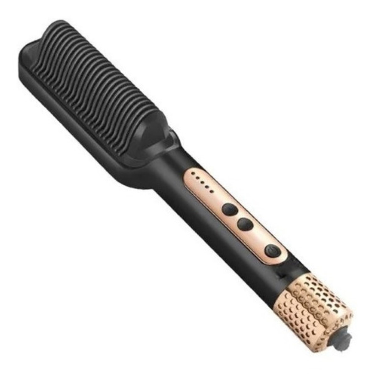 Cepillo Alaciador Eléctrico Para Cabello Negro