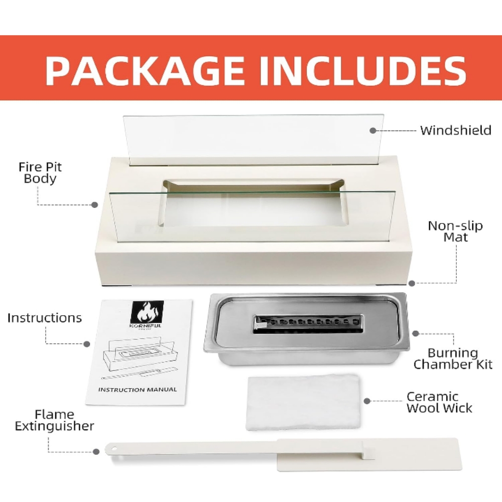 Chimenea etanol ecológica portátil interior exterior decoración 