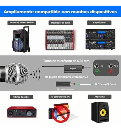 Micrófono de karaoke profesional Altavoz inalámbrico Micrófono