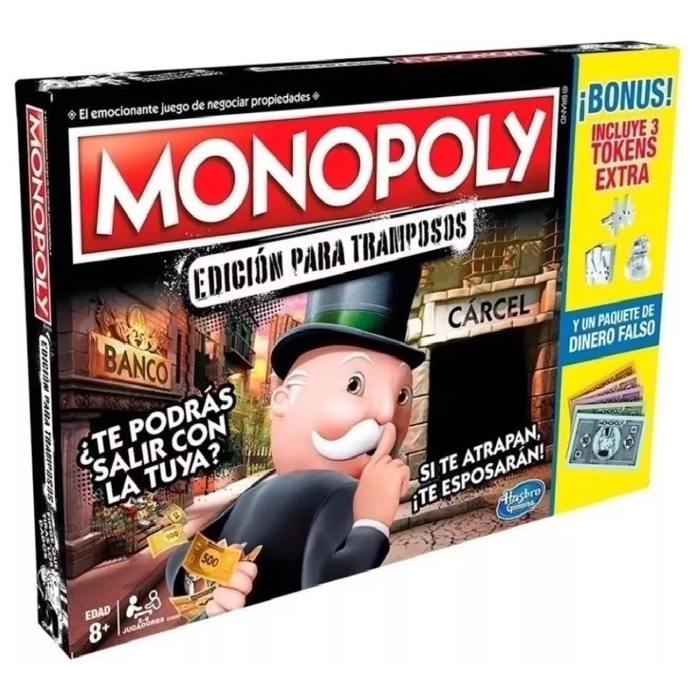 Juego De Mesa Monopoly Cheaters Edition para tramposos.