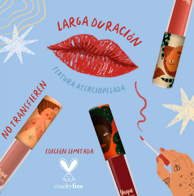 Labiales Velvet Yuya 681475 6 pzas  Mini