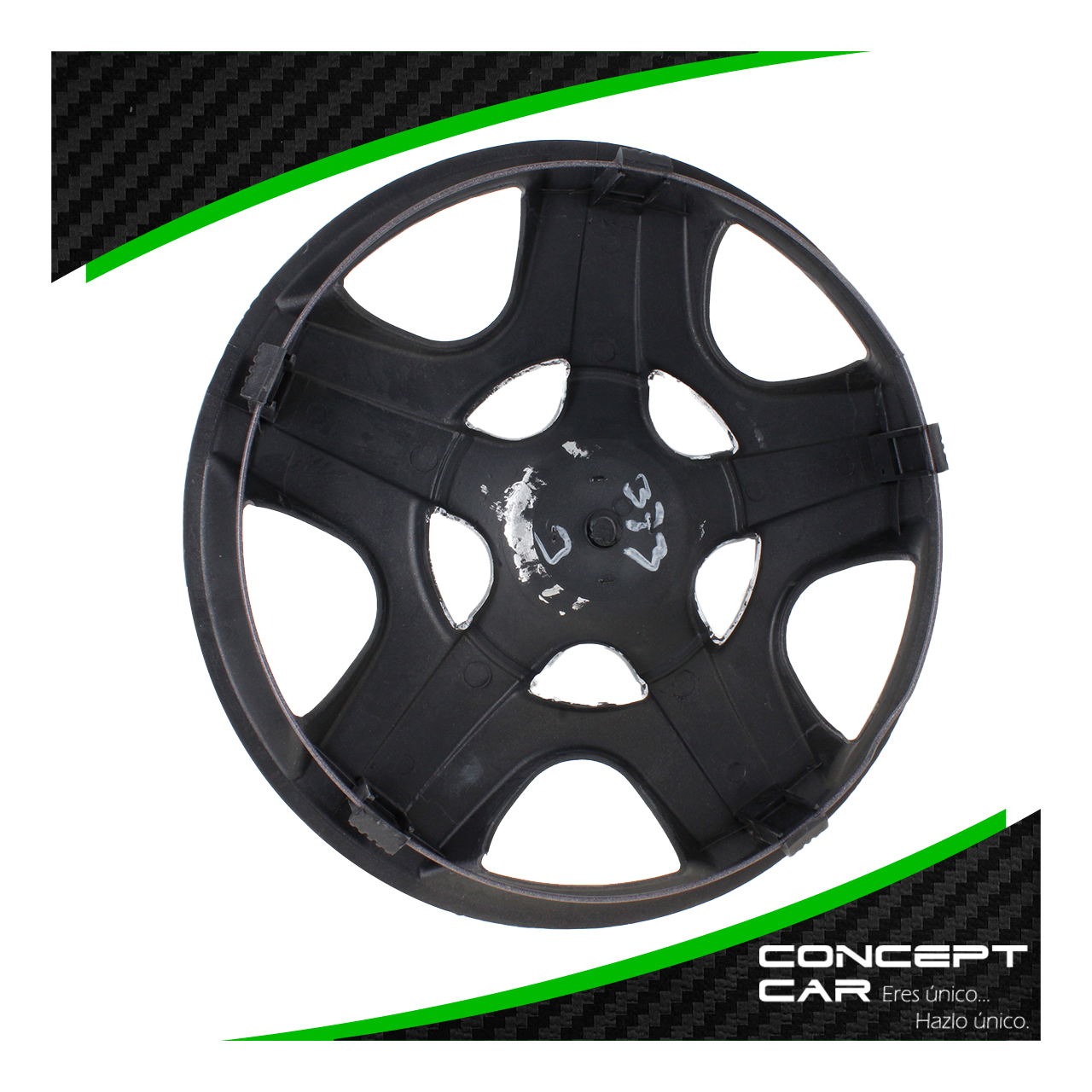 Juego 4 Tapones De Rin 14 Pulgadas Abs Platina 5 Brazos